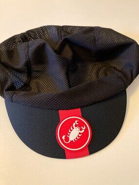 Castelli Rosso Corsa Unisex Cycling Cap - NEVER WORN